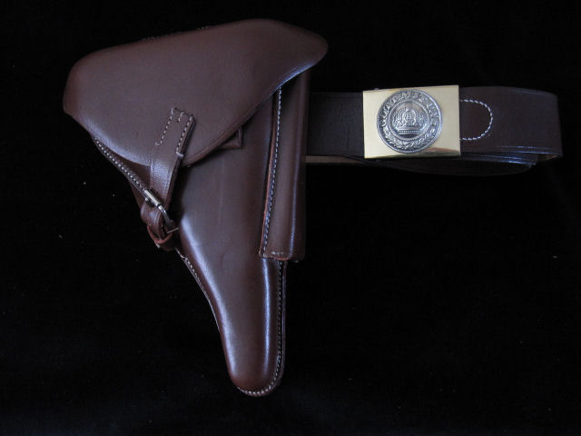 Luger Holster 1916 WW1 German Brown Leather. Ref.#L3 IK